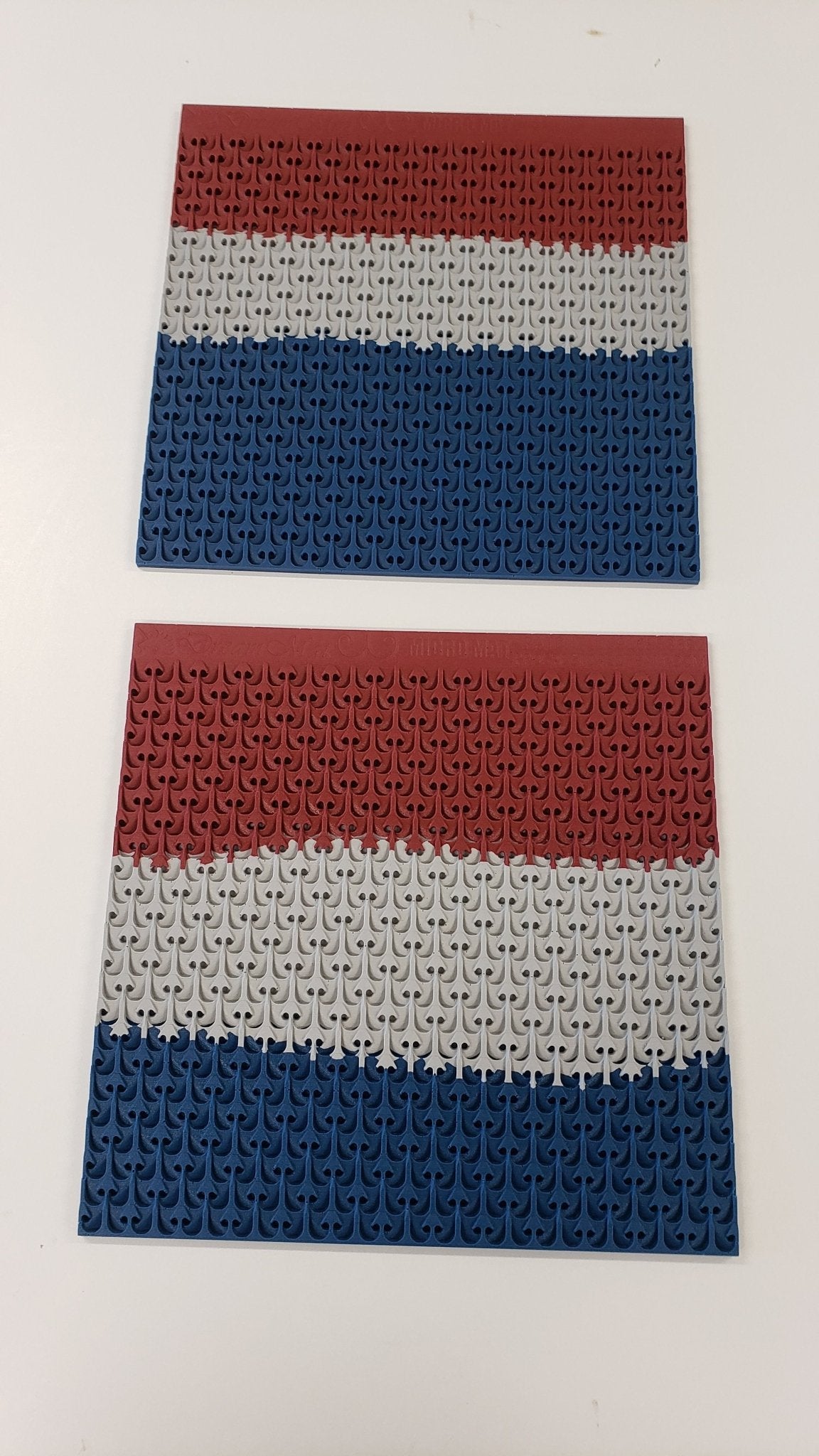RED/WHITE/BLUE Micro Mat Cube - Sluice Mat - Prospectors Dream